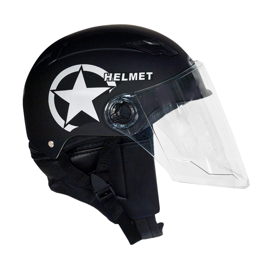 Шлем открытый Helmet NEW Черный - купить в Дербенте